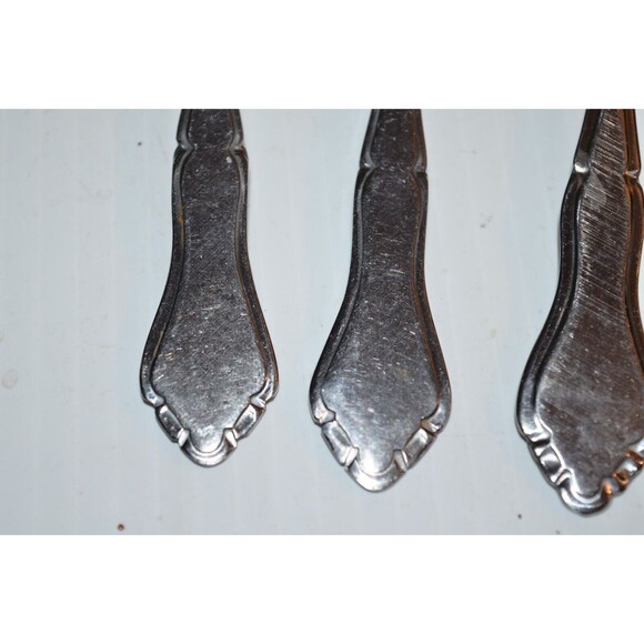 Vtg 5 Pc Lot Stanley Roberts MAJESTY Stainless Rogers soup spoon 7" Flatware - Picture 11 of 13